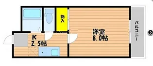 アメニティ西古松【4階】の間取り