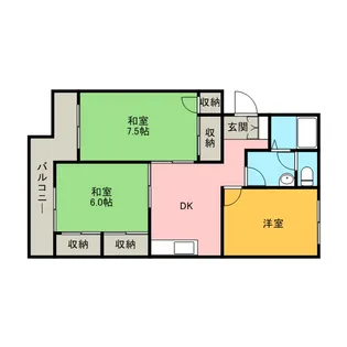 サンテラス大村I【3階】の間取り