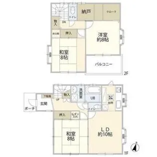 埼玉県さいたま市桜区大字白鍬【一戸建】の間取り