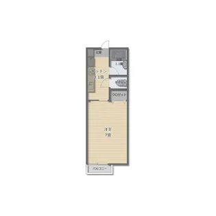 エトワールII【1階】の間取り