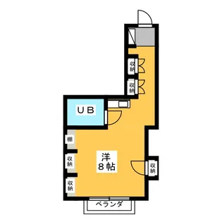 ルビ城北第1【2階】の間取り