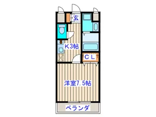 サンパティ-ク泉中央【3階】の間取り