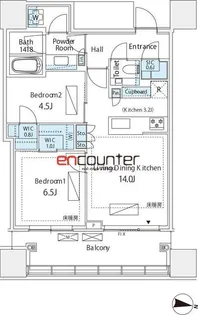 パークコート渋谷ザタワー【26階】の間取り