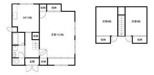 神奈川県横浜市鶴見区北寺尾1【一戸建】の間取り