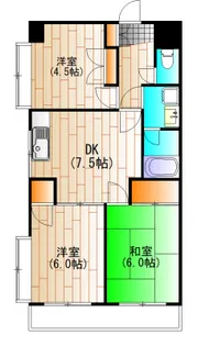メジャーモ広町【5階】の間取り