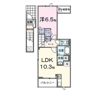 MALIBU(マリブ)【2階】の間取り
