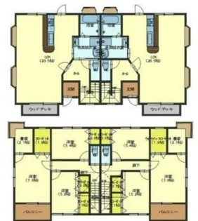 コンファティーブ・スタイルMUSASHIの間取り