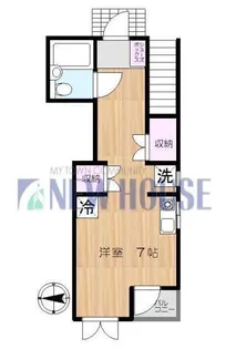 グリーンハウス赤城下【1階】の間取り