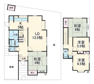 千葉県柏市緑台【一戸建】の間取り