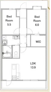 千葉県船橋市前原西4【マンション】の間取り