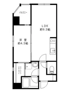 エフパークレジデンス東神奈川【1階】の間取り