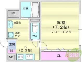 ベル・ドミール【3階】の間取り