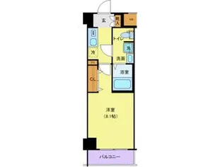 東京都新宿区西落合1【マンション】の間取り