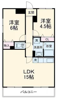 フローラ千葉中央【2階】の間取り