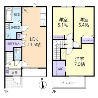 La Fraise Bの間取り