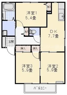 ソフィア・J B【1階】の間取り