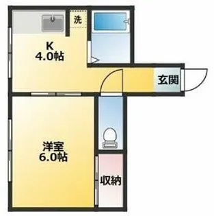 木本マンション【3階】の間取り