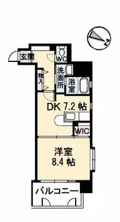 広島県福山市笠岡町【マンション】の間取り