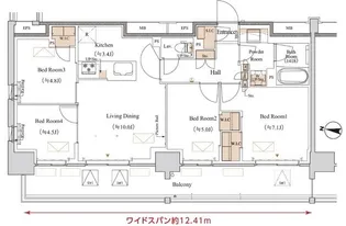 東京都江東区木場6【マンション】の間取り