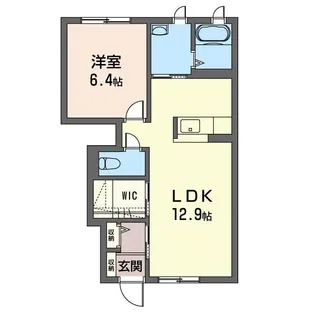 エリュシオン【1階】の間取り