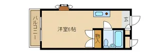 ベルメゾン片岡【2階】の間取り