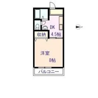 ヴィラ稲岡C棟【2階】の間取り