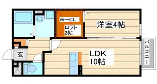 マ・メゾンT【1階】の間取り