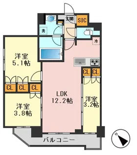 東京都江戸川区南篠崎町2【マンション】の間取り