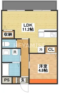 コンフォートハイツ小船越【2階】の間取り