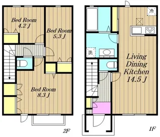 神奈川県川崎市麻生区東百合丘2【一戸建】の間取り