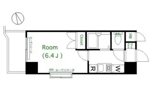 メインステージ早稲田【3階】の間取り