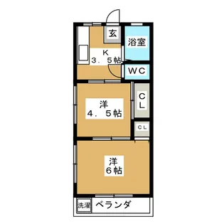 エクレールフジタ【3階】の間取り
