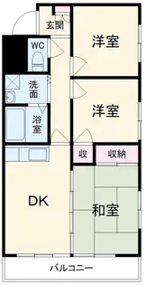 パークコンドミニアム【2階】の間取り