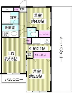 グランバリュー羽田【4階】の間取り