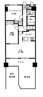 コトヒルズ【1階】の間取り