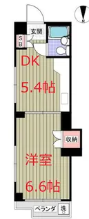 東京都品川区南大井6【マンション】の間取り