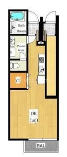 プティシャルム【1階】の間取り