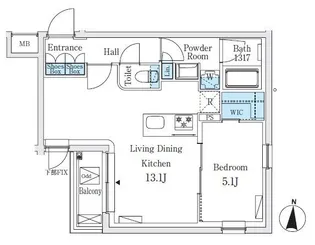 東京都江東区亀戸6【マンション】の間取り