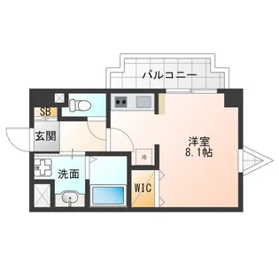 大阪府大阪市福島区玉川4【マンション】の間取り