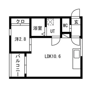 オルチカ【1階】の間取り