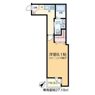 Granty Aoi【2階】の間取り