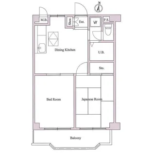 東京都大田区上池台5【マンション】の間取り