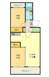 サンシティヒコタA 3【3階】の間取り