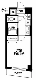 メインステージ白金高輪【4階】の間取り