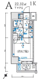 レグゼ 横濱関内【8階】の間取り