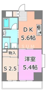 千葉県千葉市中央区新田町【マンション】の間取り