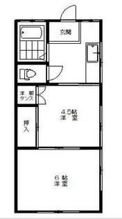 まるみアパート【2階】の間取り