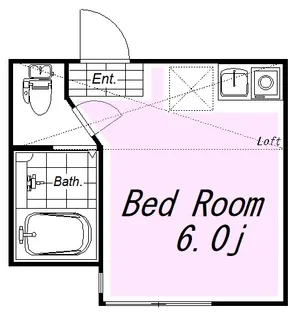 ユナイト追浜ヴィーナス【1階】の間取り