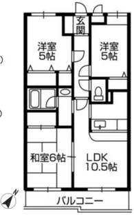 第3旭マンション【1階】の間取り