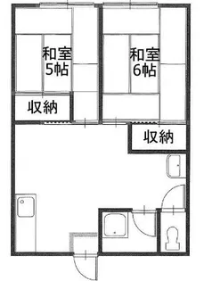 東コーポ【2階】の間取り